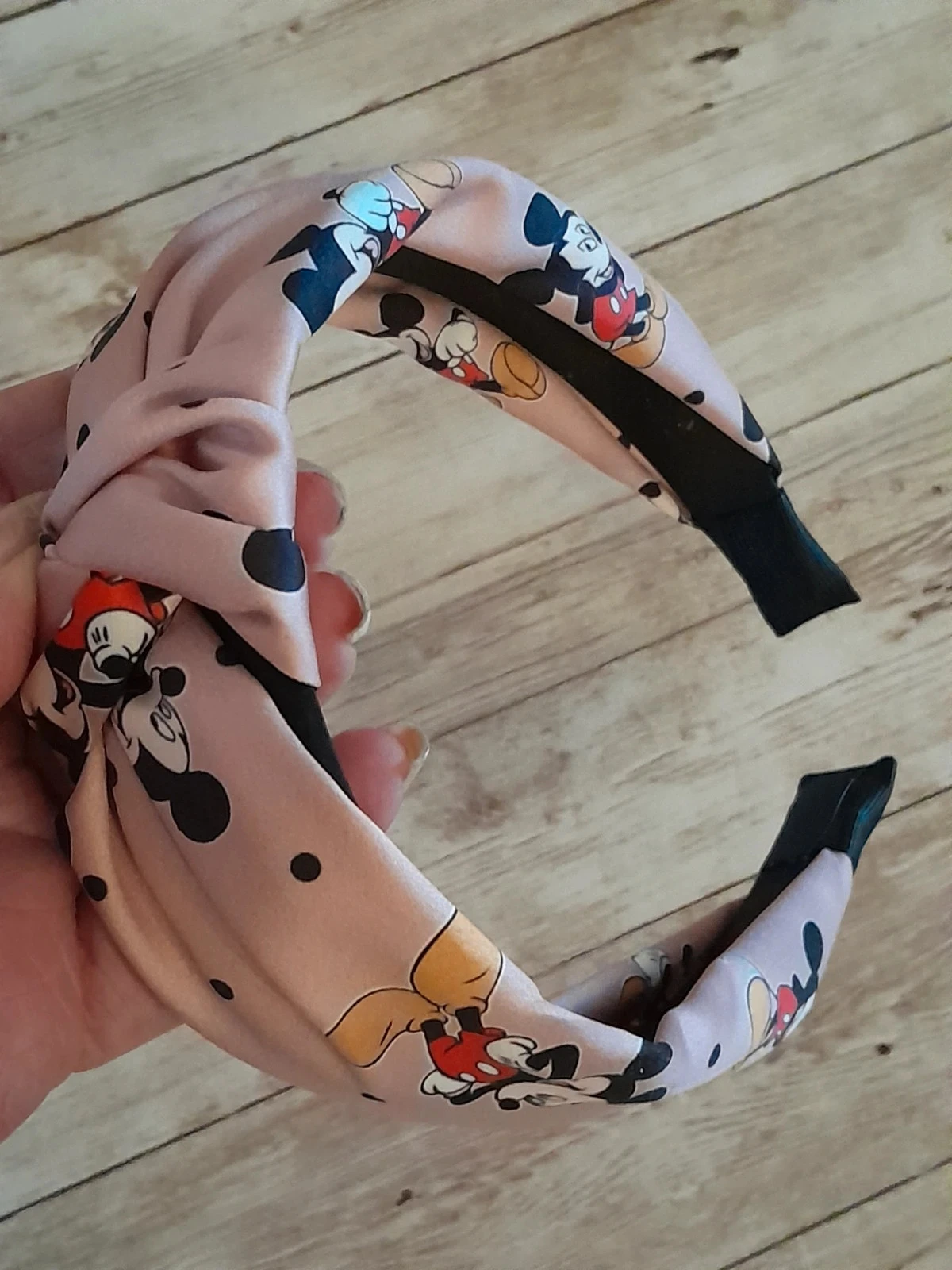 Serre tête, Mickey Mouse, couleur rose